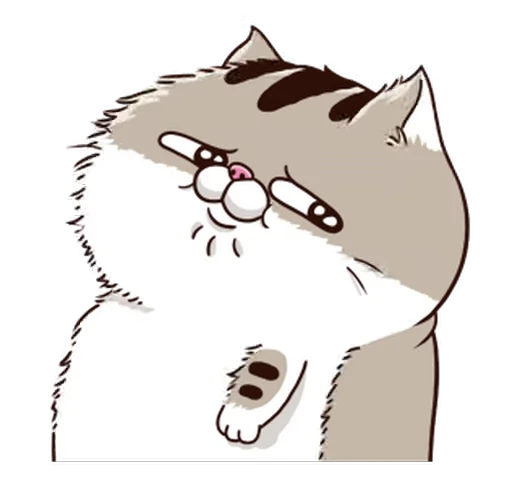 🥺 Стикер «Fat Cat» для Telegram