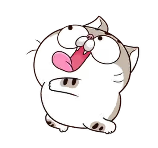 🤪 Стикер «Fat Cat» для Telegram