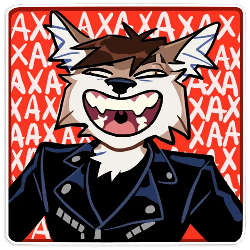 😀 Стикер «Роковая юностьFatal Youth» для Telegram