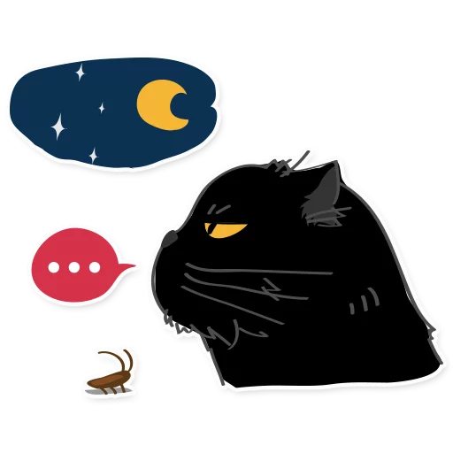 🌙 Стикер «Fatboy&Friends» для Telegram