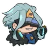 Стикер 5 Fatui Emoji