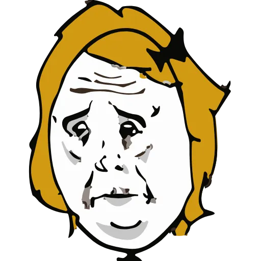 Стикер 7 Female Memes