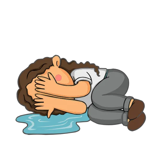 😭 Эмодзи «Женский стендап» для Telegram