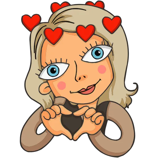 🫶 Эмодзи «Женский стендап» для Telegram