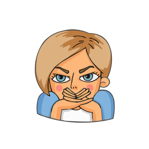 😈 Эмодзи «Женский стендап» для Telegram