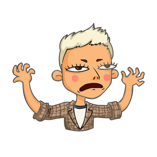 😤 Эмодзи «Женский стендап» для Telegram