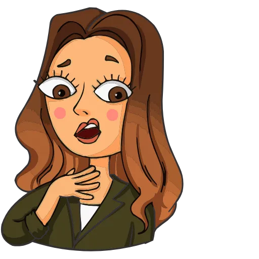 🙄 Эмодзи «Женский стендап» для Telegram