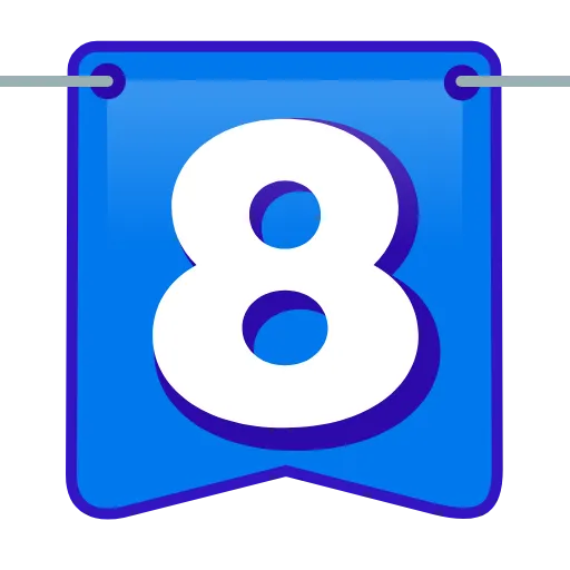 Стикер 51 Флаг Лента