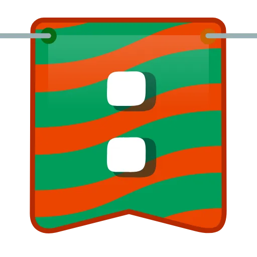 Стикер 44 Festive Flags Emoji