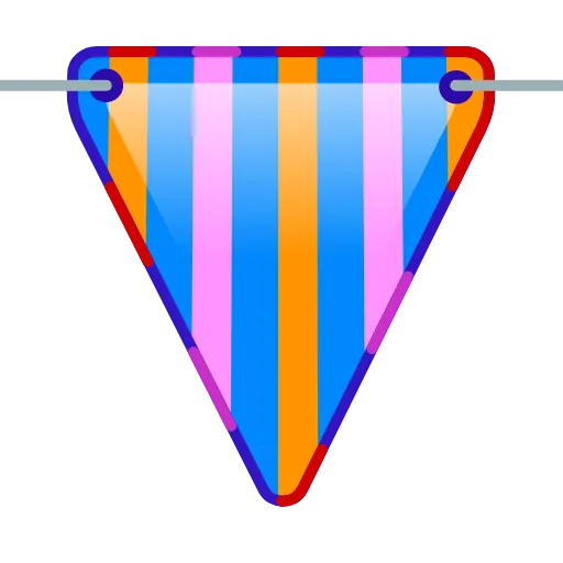 Стикер 59 Festive Flags Emoji