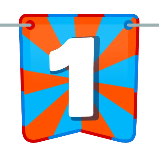Стикер 28 Festive Flags Emoji