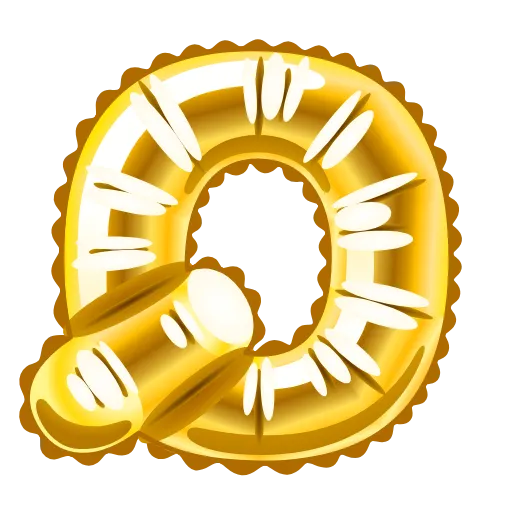 Стикер 17 Festive Font Emoji