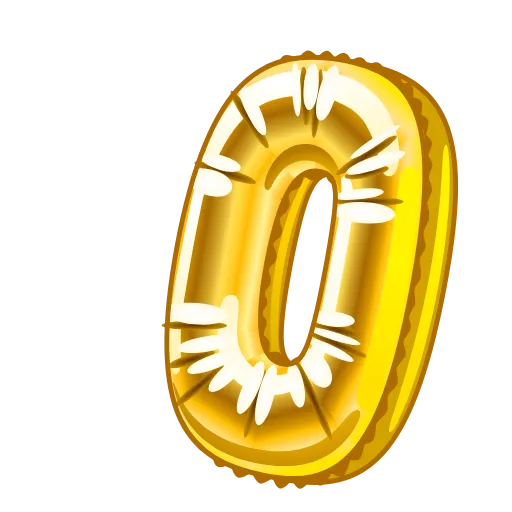 Стикер 27 Festive Font Emoji
