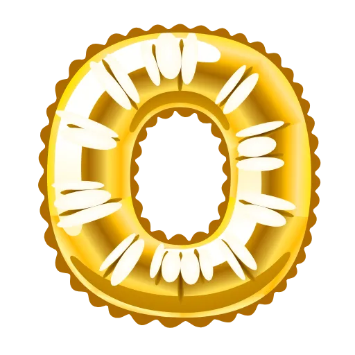 Стикер 15 Festive Font Emoji