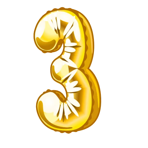 Стикер 30 Festive Font Emoji