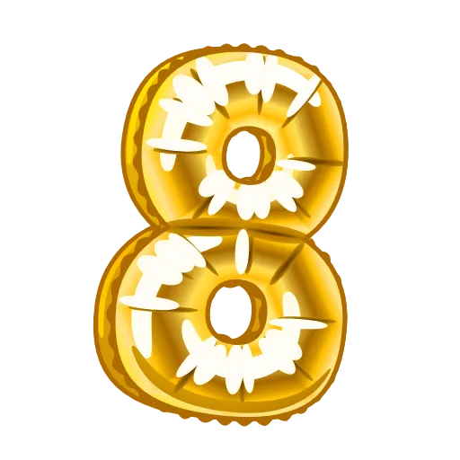 Стикер 35 Festive Font Emoji