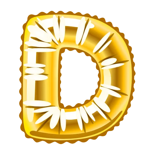 Стикер 4 Festive Font Emoji