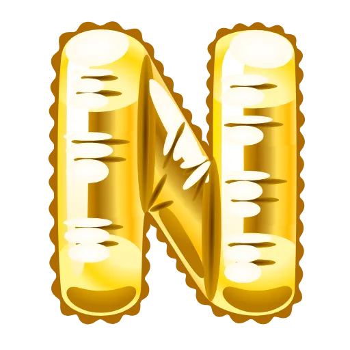 Стикер 14 Festive Font Emoji