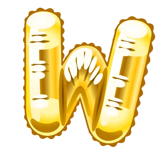 Стикер 23 Festive Font Emoji