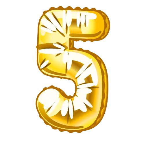 Стикер 32 Festive Font Emoji