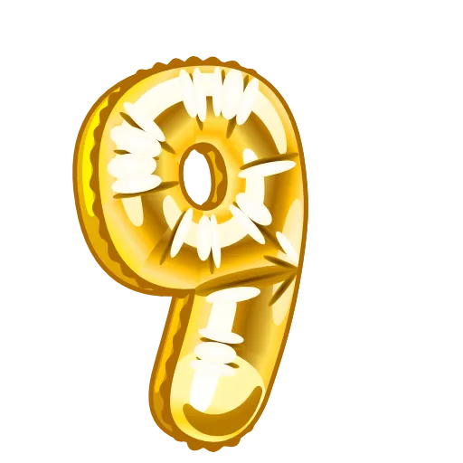 Стикер 36 Festive Font Emoji