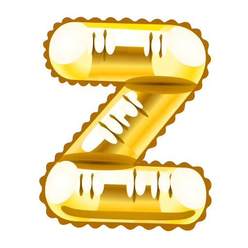 Стикер 26 Festive Font Emoji