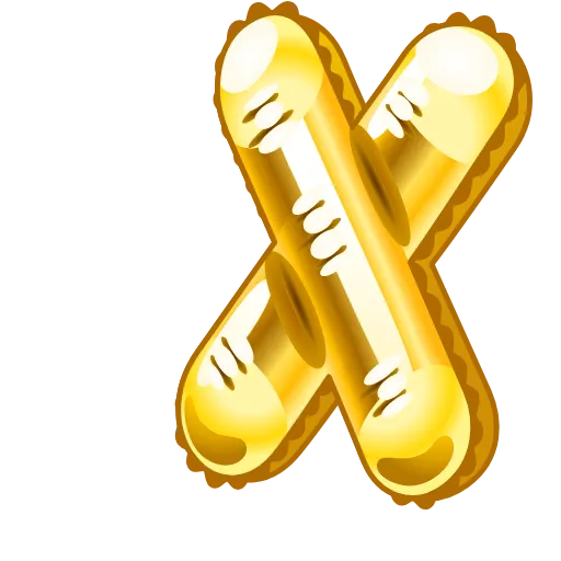 Стикер 24 Festive Font Emoji