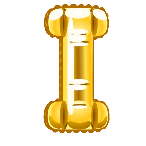 Стикер 9 Festive Font Emoji