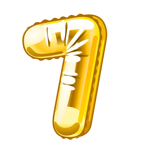 Стикер 34 Festive Font Emoji