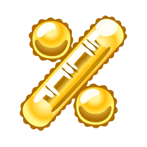 Стикер 44 Festive Font Emoji