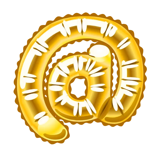 Стикер 39 Festive Font Emoji