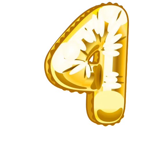 Стикер 31 Festive Font Emoji