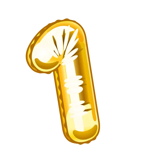 Стикер 28 Festive Font Emoji