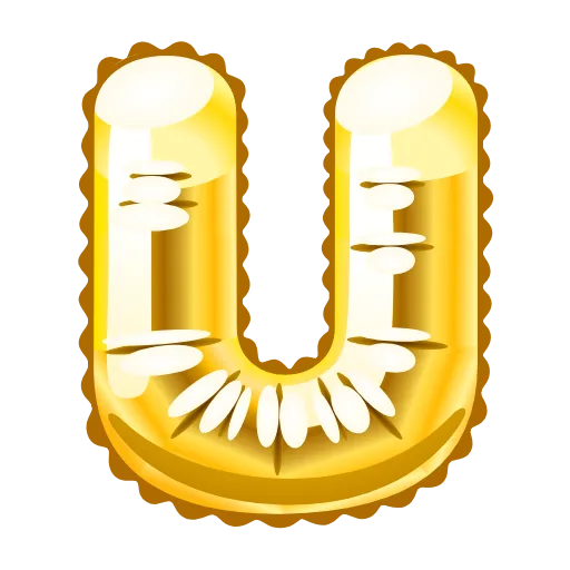 Стикер 21 Festive Font Emoji