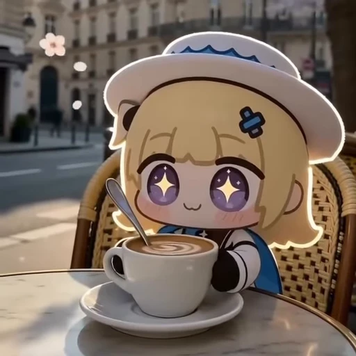 ☕ Стикер «Fibi chubi» для Telegram