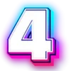 😊 Эмодзи «Неоновый шрифт» для Telegram