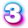 😊 Эмодзи «Неоновый шрифт» для Telegram