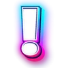 😊 Эмодзи «Неоновый шрифт» для Telegram