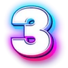 😊 Эмодзи «Неоновый шрифт» для Telegram