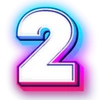 😊 Эмодзи «Неоновый шрифт» для Telegram
