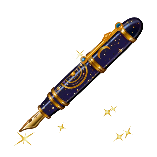 🎁 Стикер «Fine Pen - стикеры из нфт подарков тг» для Telegram