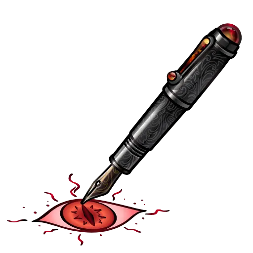 🎁 Стикер «Fine Pen - стикеры из нфт подарков тг» для Telegram