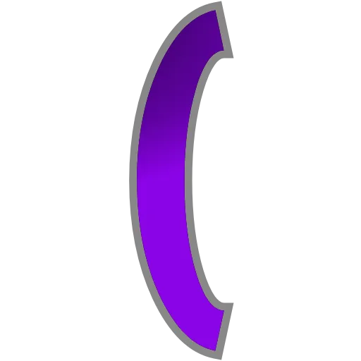 Стикер 43 PURPLE - фиолетовые анимированные буквы