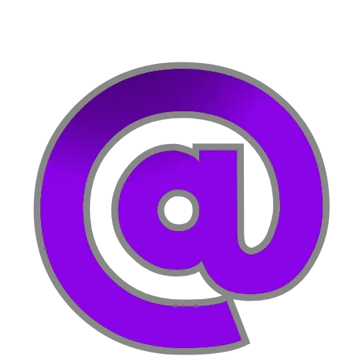 Стикер 30 PURPLE - фиолетовые анимированные буквы