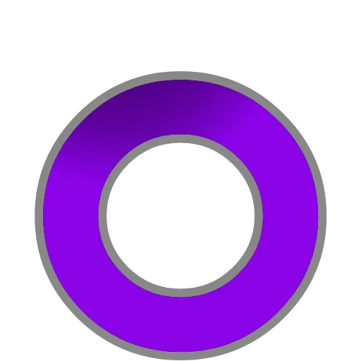 Стикер 53 PURPLE - фиолетовые анимированные буквы