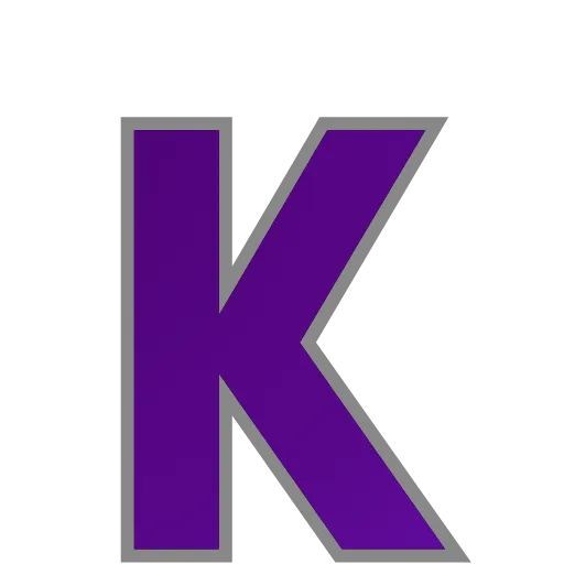 Стикер 11 PURPLE - фиолетовые анимированные буквы