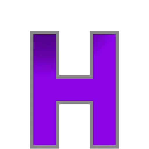 Стикер 13 PURPLE - фиолетовые анимированные буквы