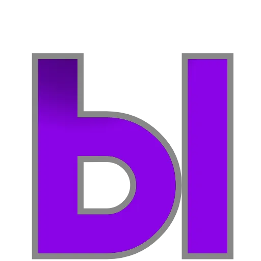 Стикер 25 PURPLE - фиолетовые анимированные буквы