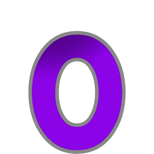Стикер 42 PURPLE - фиолетовые анимированные буквы