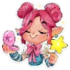 💄 Эмодзи «Фиона» для Telegram